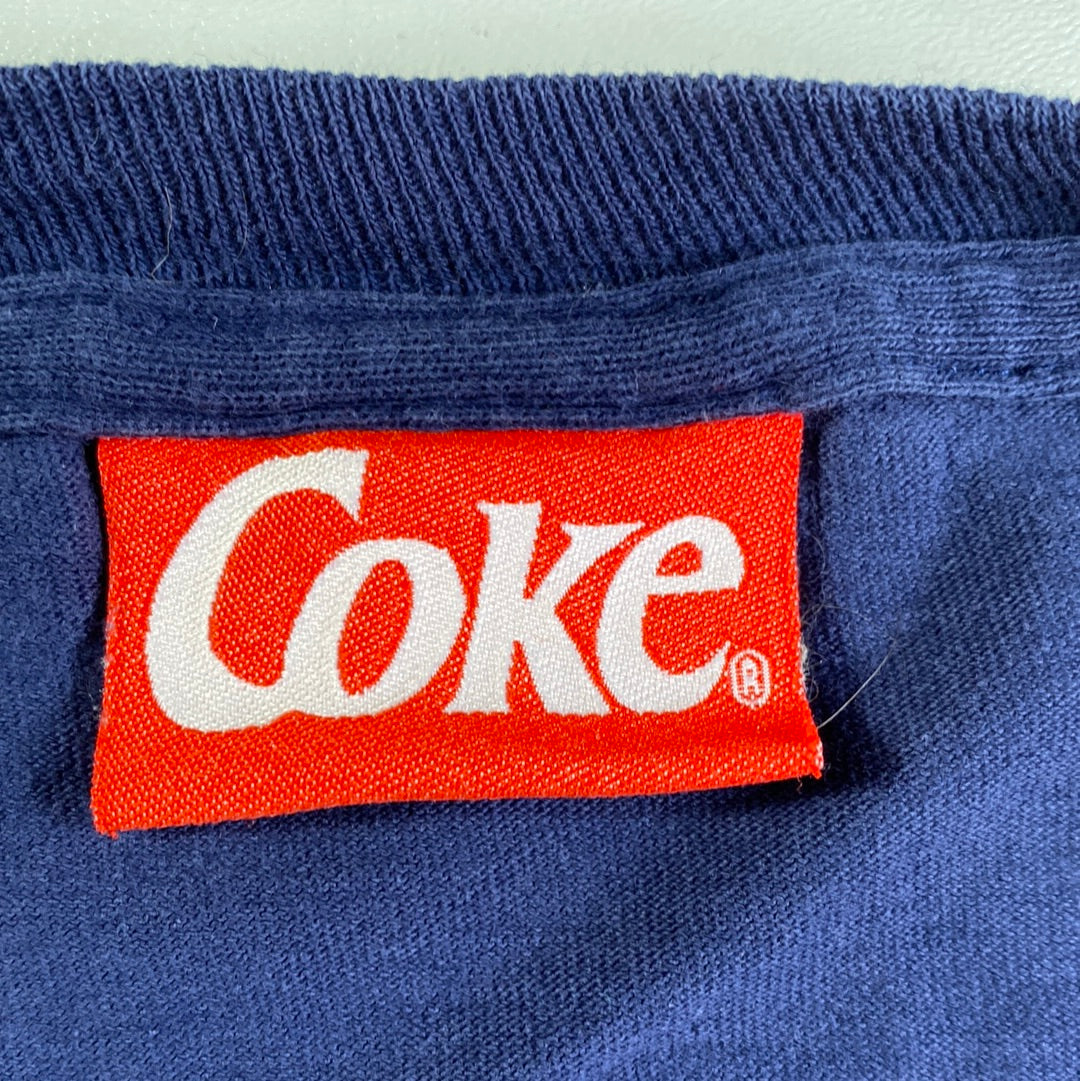 1995 COCA COLA Made in USA Size XL Vintage T-Shirt / E7914T