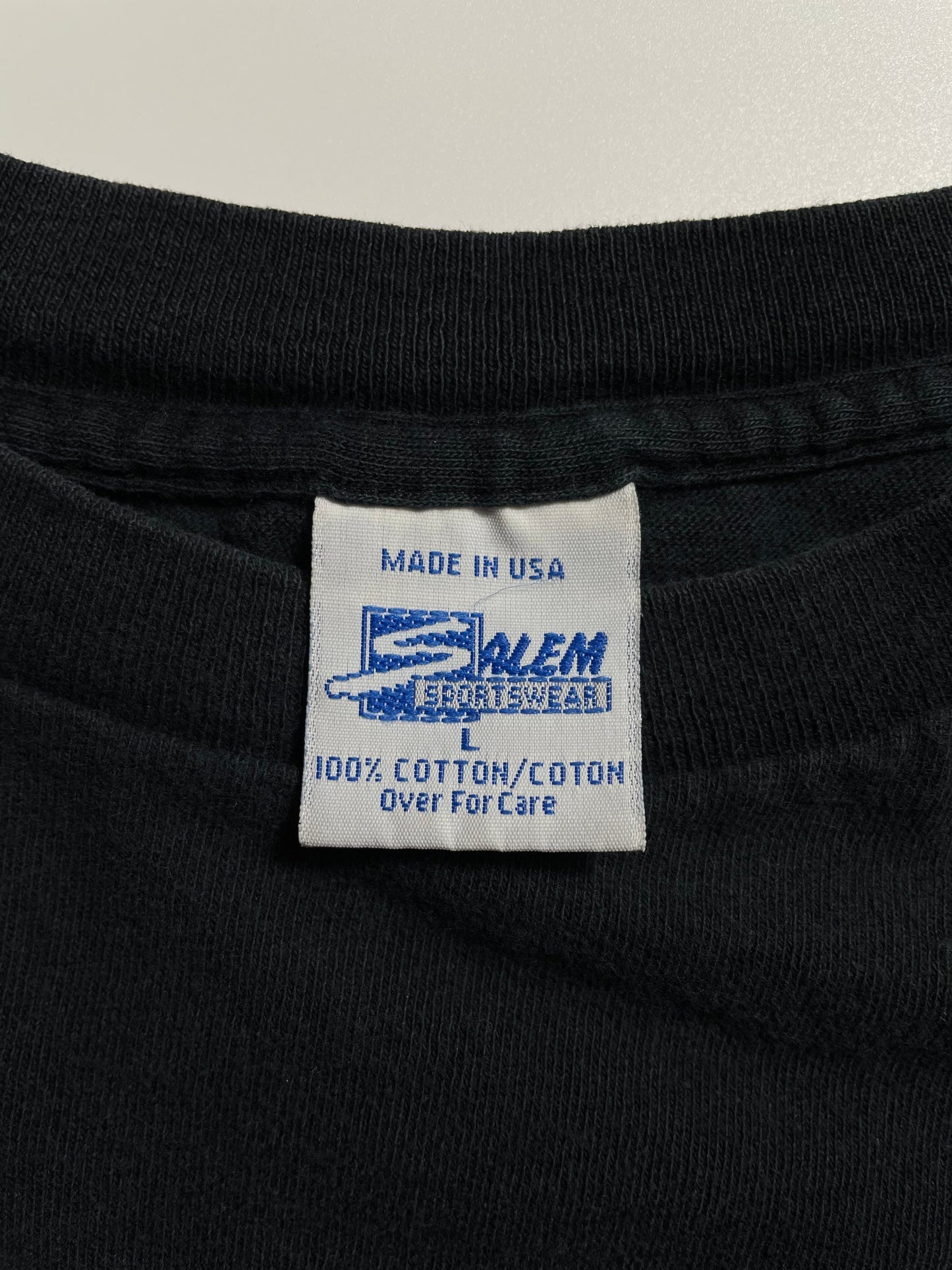 1992 CHICAGO BULLS Made in USA Size L Vintage NBA T-shirt / F8845T