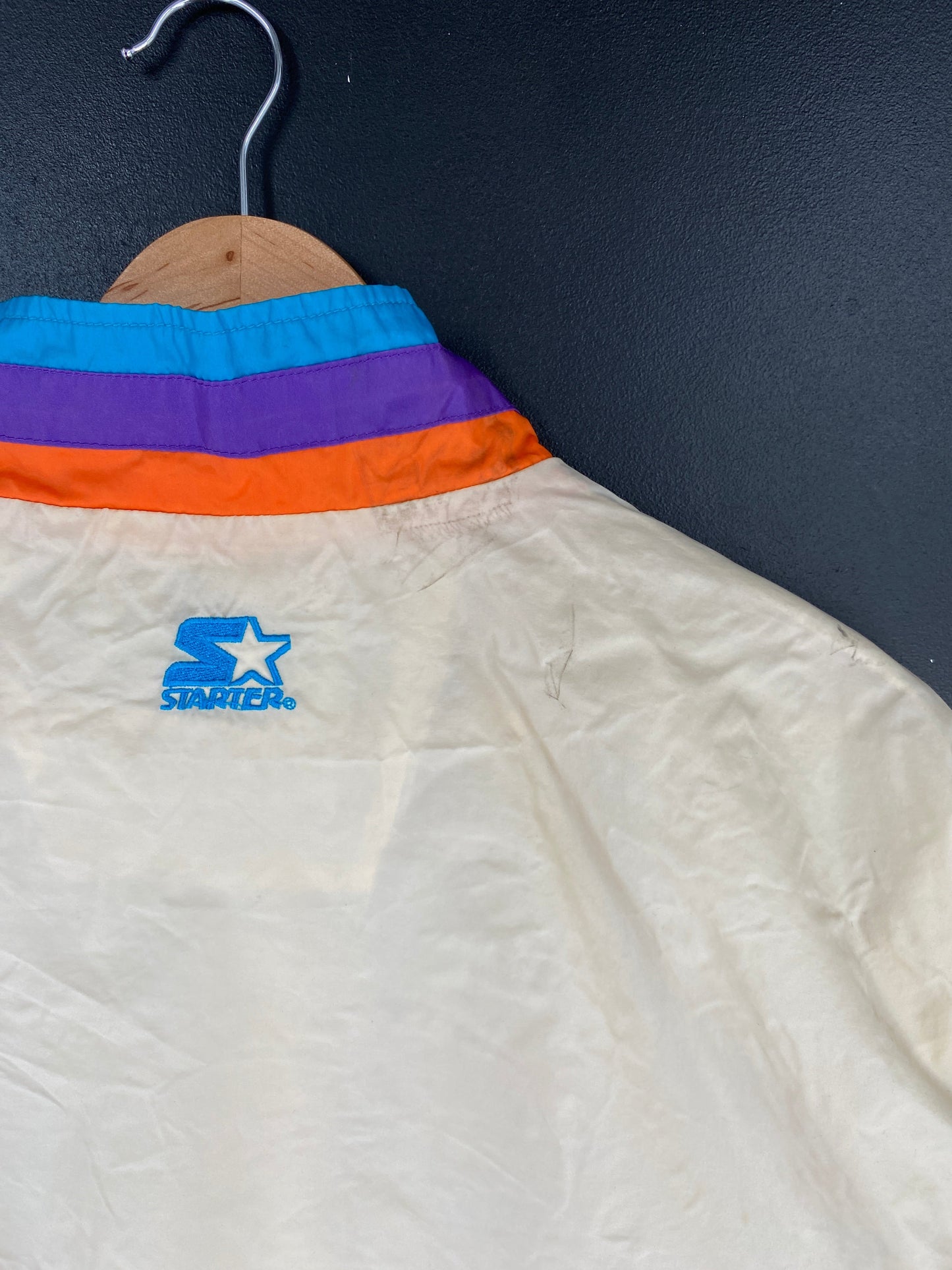 90’s STARTER x CHARLOTTE HORNETS Size XL NBA Nylon Jacket / F4542N