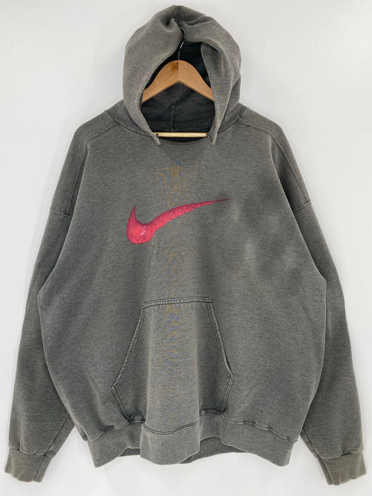 90’s NIKE Size No tag(Approx.XXL) Hoodie Sweat-Shirt / F2814S