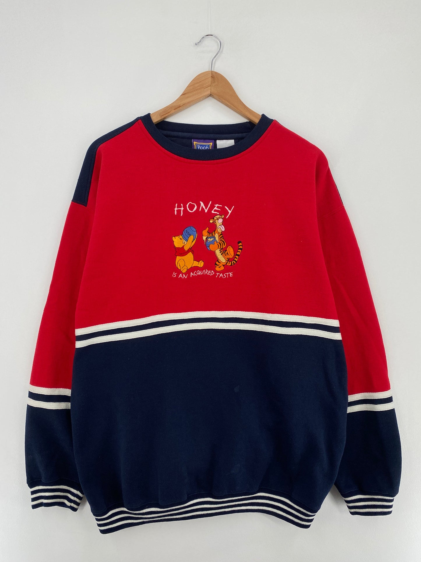 00’ DISNEY POOH TIGGER Size XL Vintage Sweat shirt / F4836S