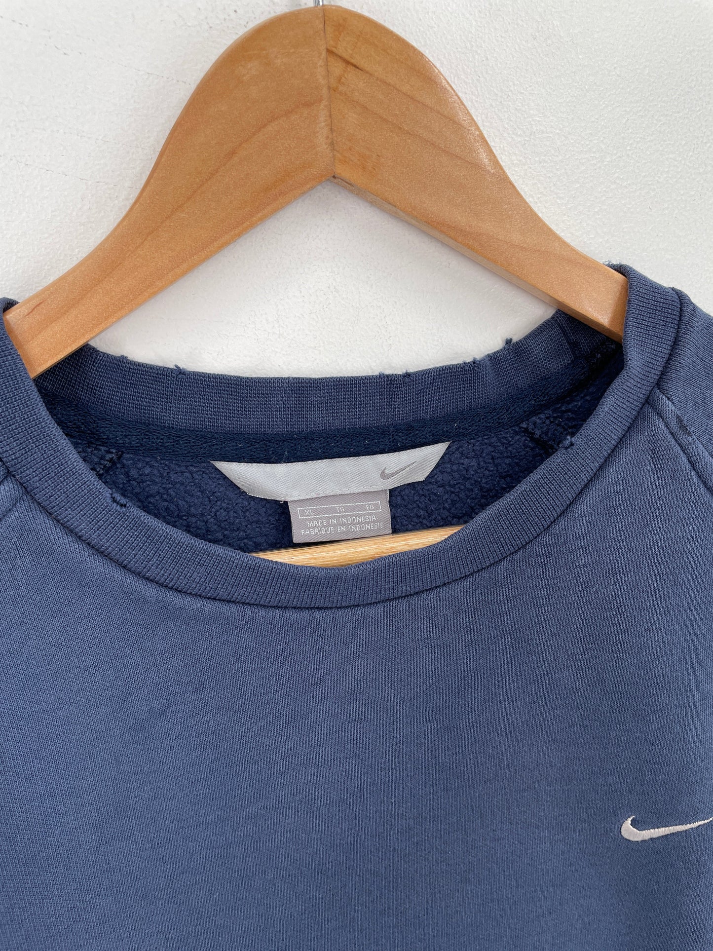 00' NIKE MINI SWOOSH Size XL Vintage Sweat-shirt / G697S