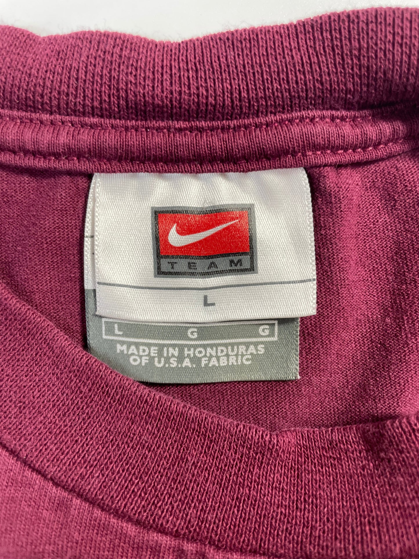 00’ NIKE x HARVARD Size L Vintage T-Shirt / F342T