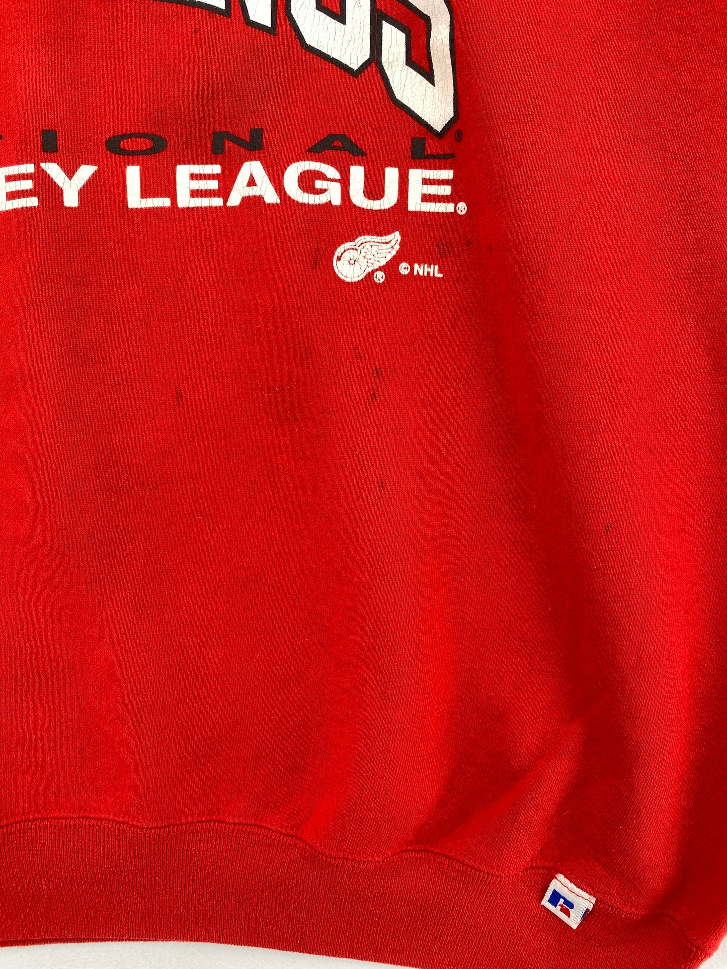 90’s RUSSELL x DETROIT RED WINGS Made in USA Size XXL NHL Sweat-Shirt / E8329S