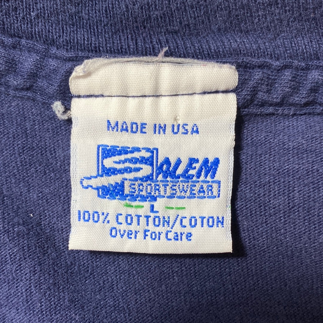 1995 SALEM x CHICAGO BEARS Made in USA Size L Vintage NFL T-Shirt / F4783T