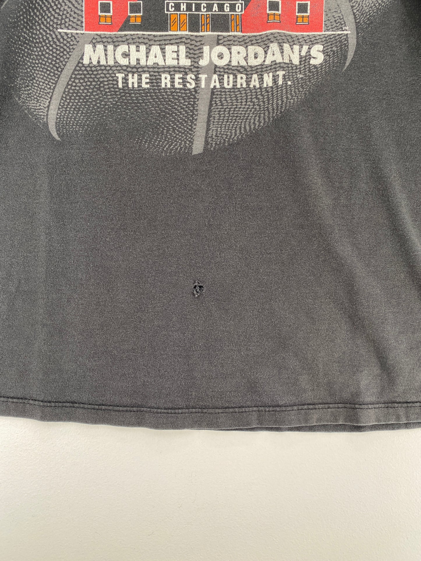 90’s NIKE x MICHAEL JORDAN'S THE RESTAURANT Made in USA Size L Vintage T-Shirt / E8738T