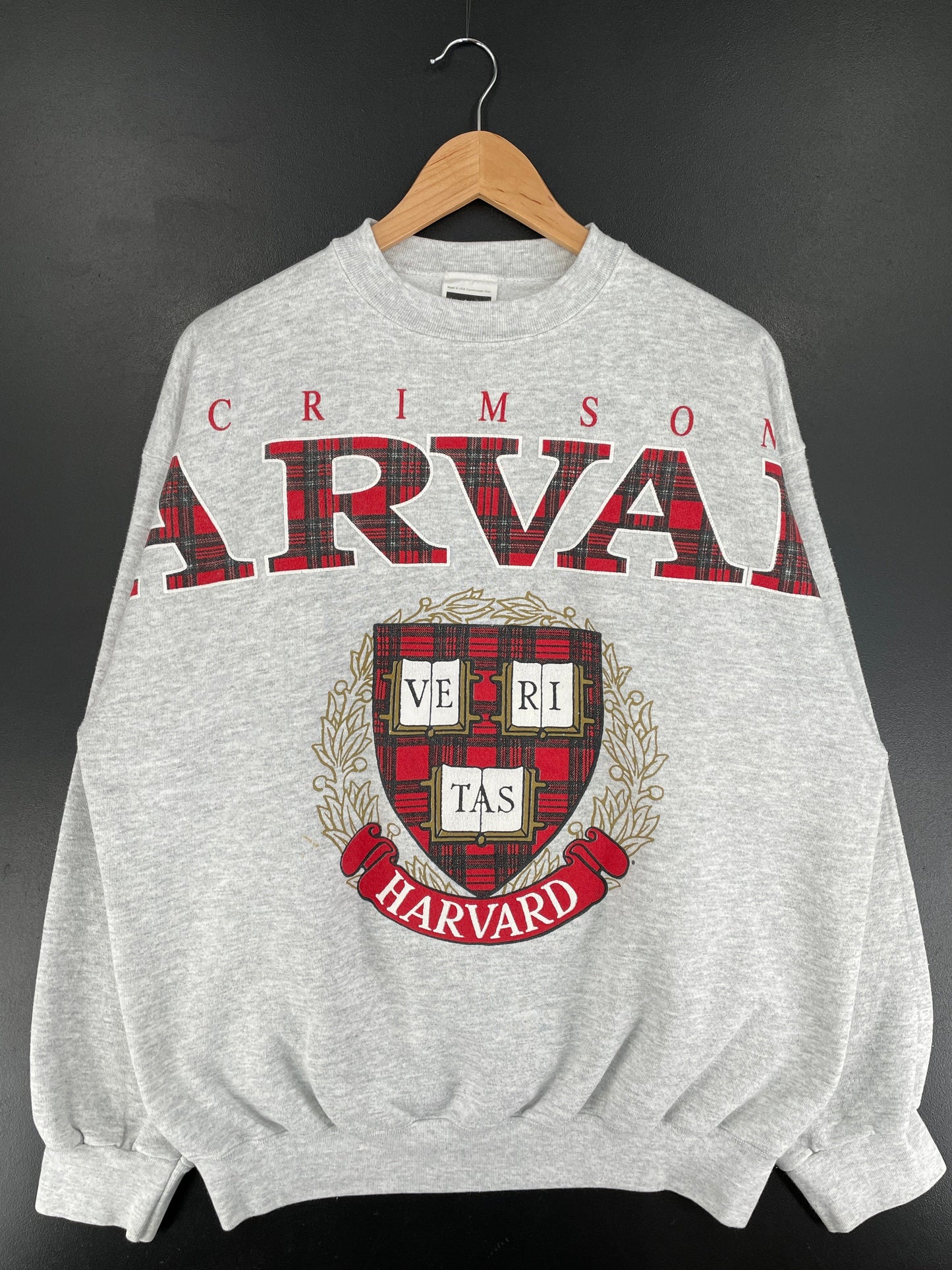 90's HARVARD Made in USA Size XL Vintage College Sweat-Shirt / G3637S