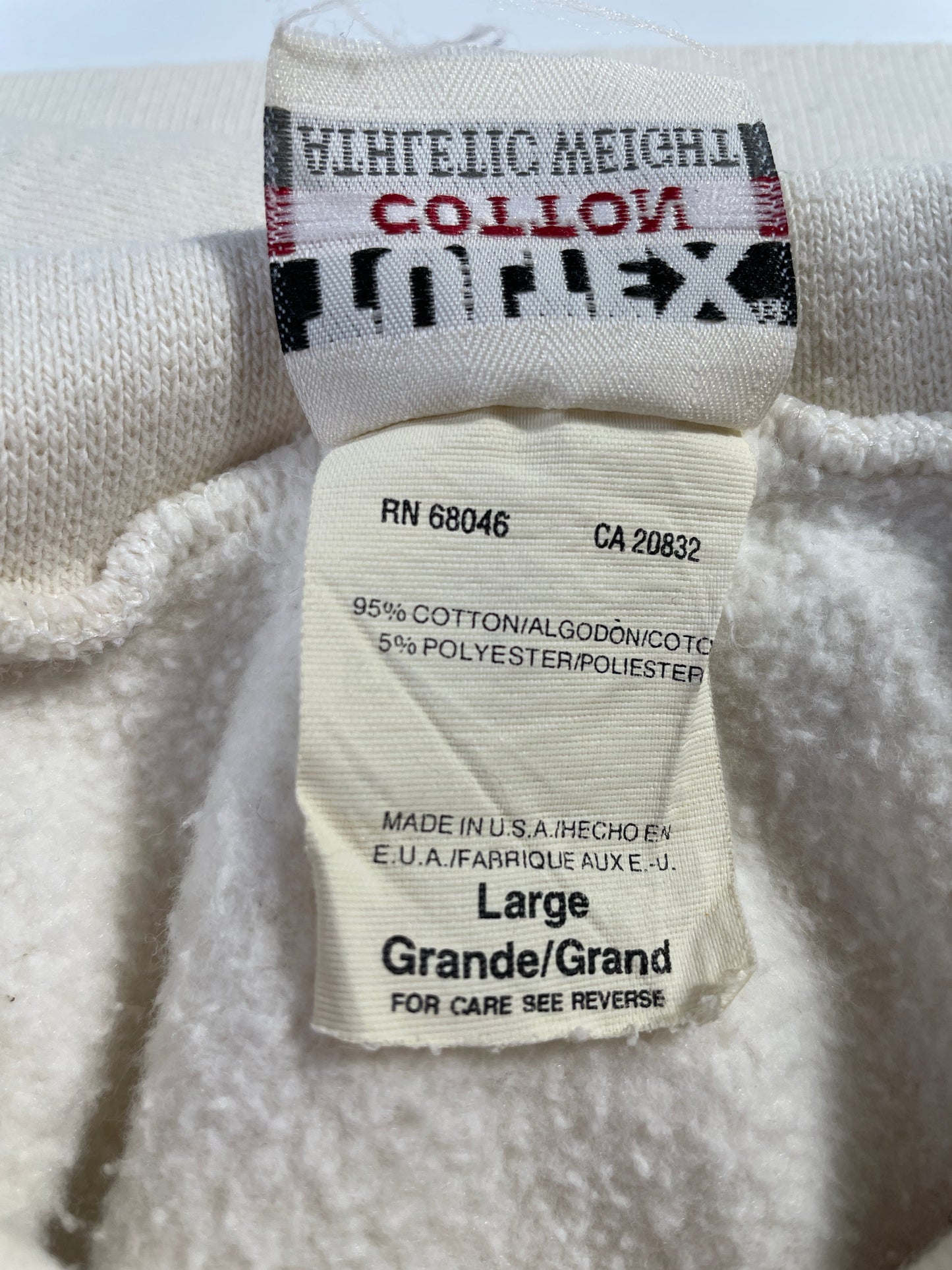 C90's ALABAMA Made in USA Size L Vintage College Sweat-Shirt / F5640S