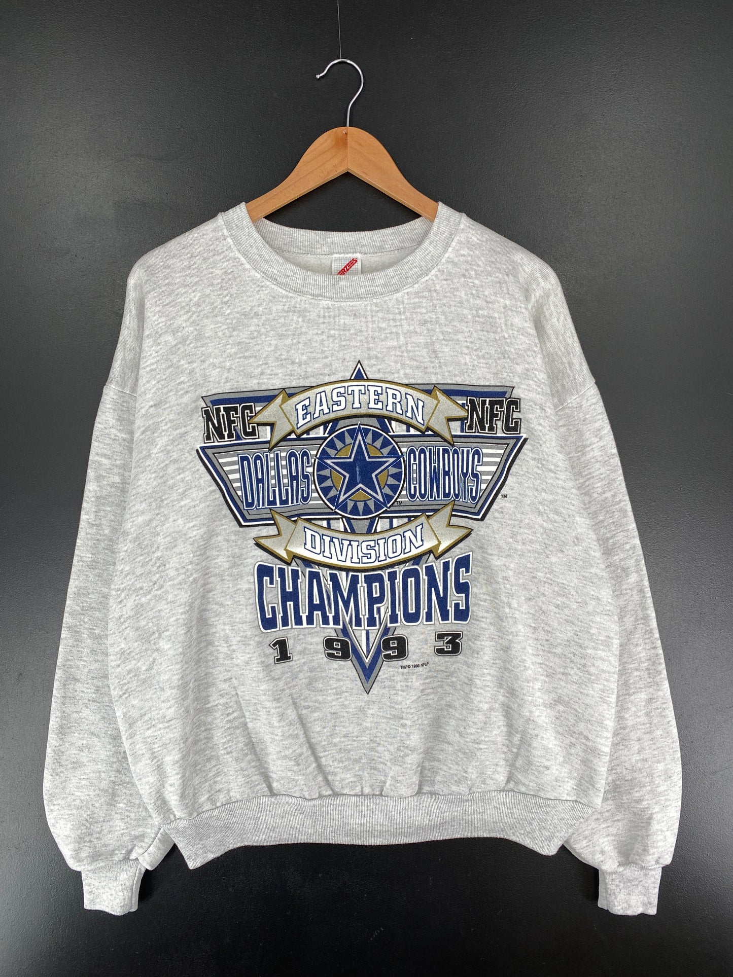 1993 DALLAS COWBOYS Made in USA Size XL Vintage NFL Sweat-Shirt / E7834S