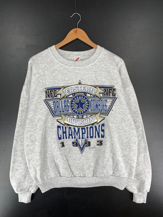 1993 DALLAS COWBOYS Made in USA Size XL Vintage NFL Sweat-Shirt / E7834S