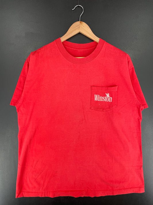 90’s WINSTON Size Approx.L Vintage T-shirt / E8423T