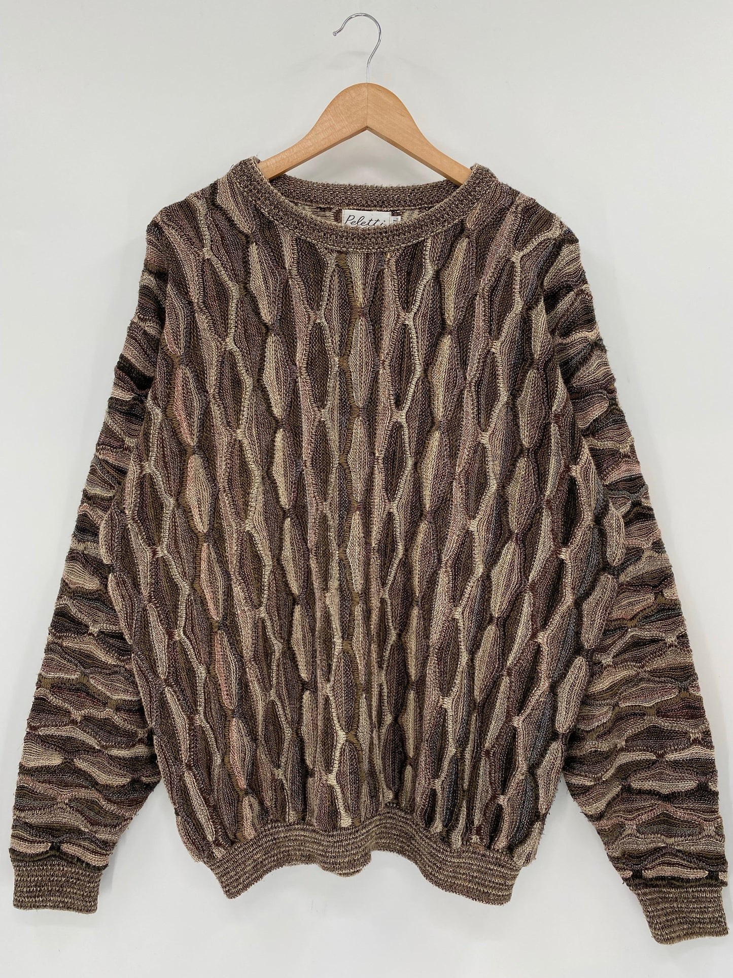 Vintage 3D COOGI- Style Size XL Knit Sweater / F1805K