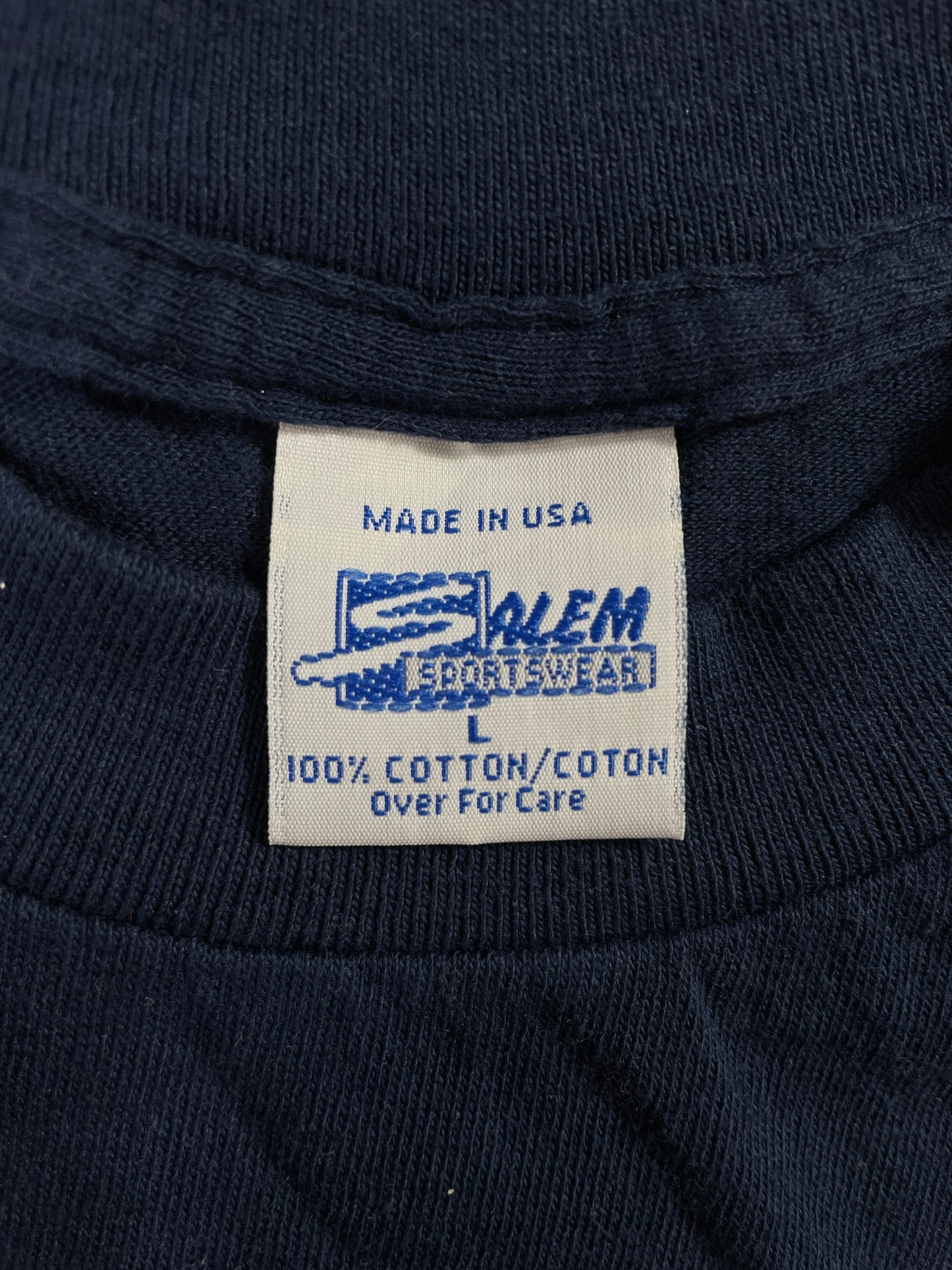 1993 SALEM x DALLAS COWBOYS Made in USA Size L Vintage NFL T-Shirt / F4778T