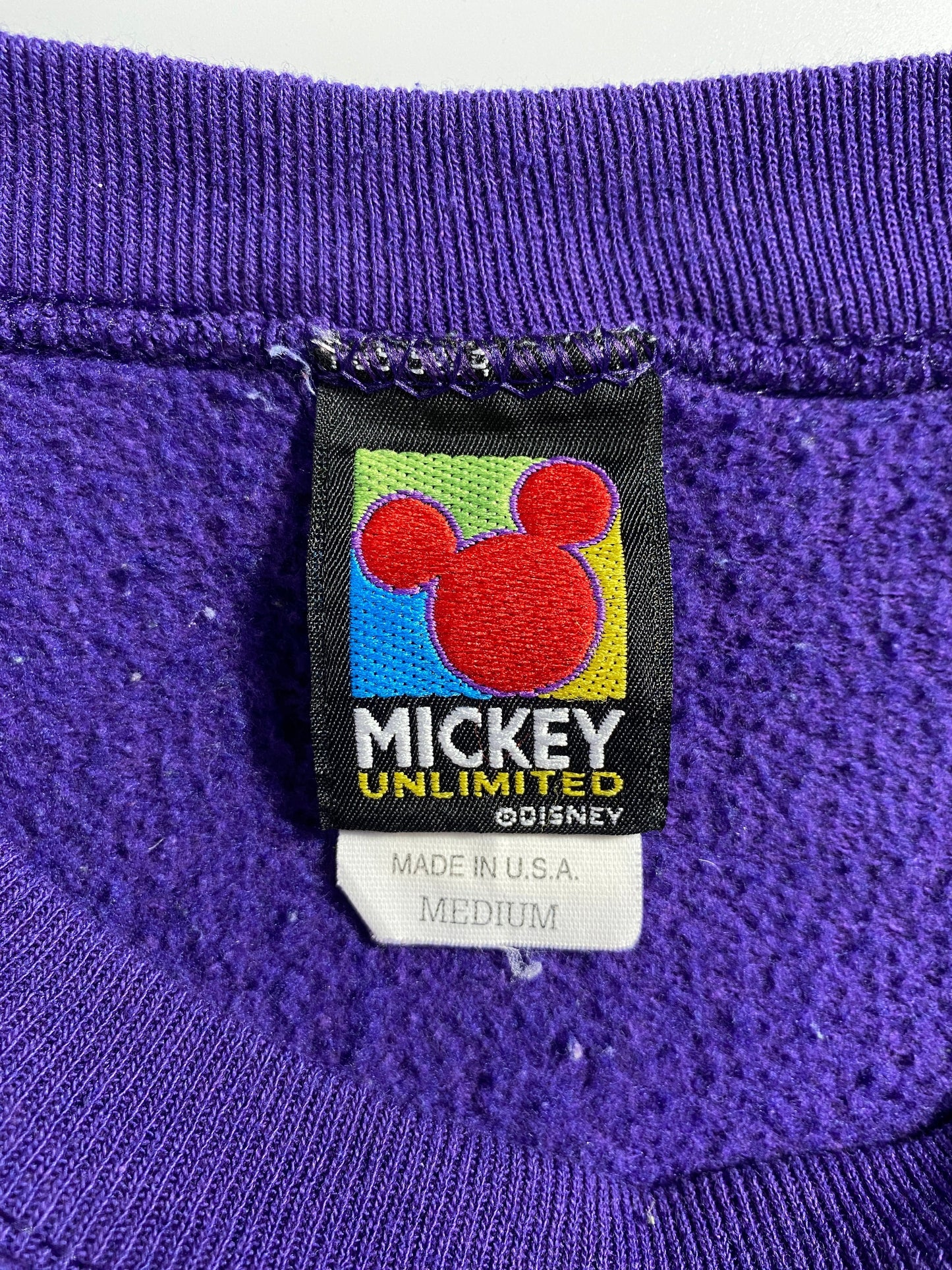 90's DISNEY MICKEY Made in USA Size M Vintage Sweat-Shirt / G5602S