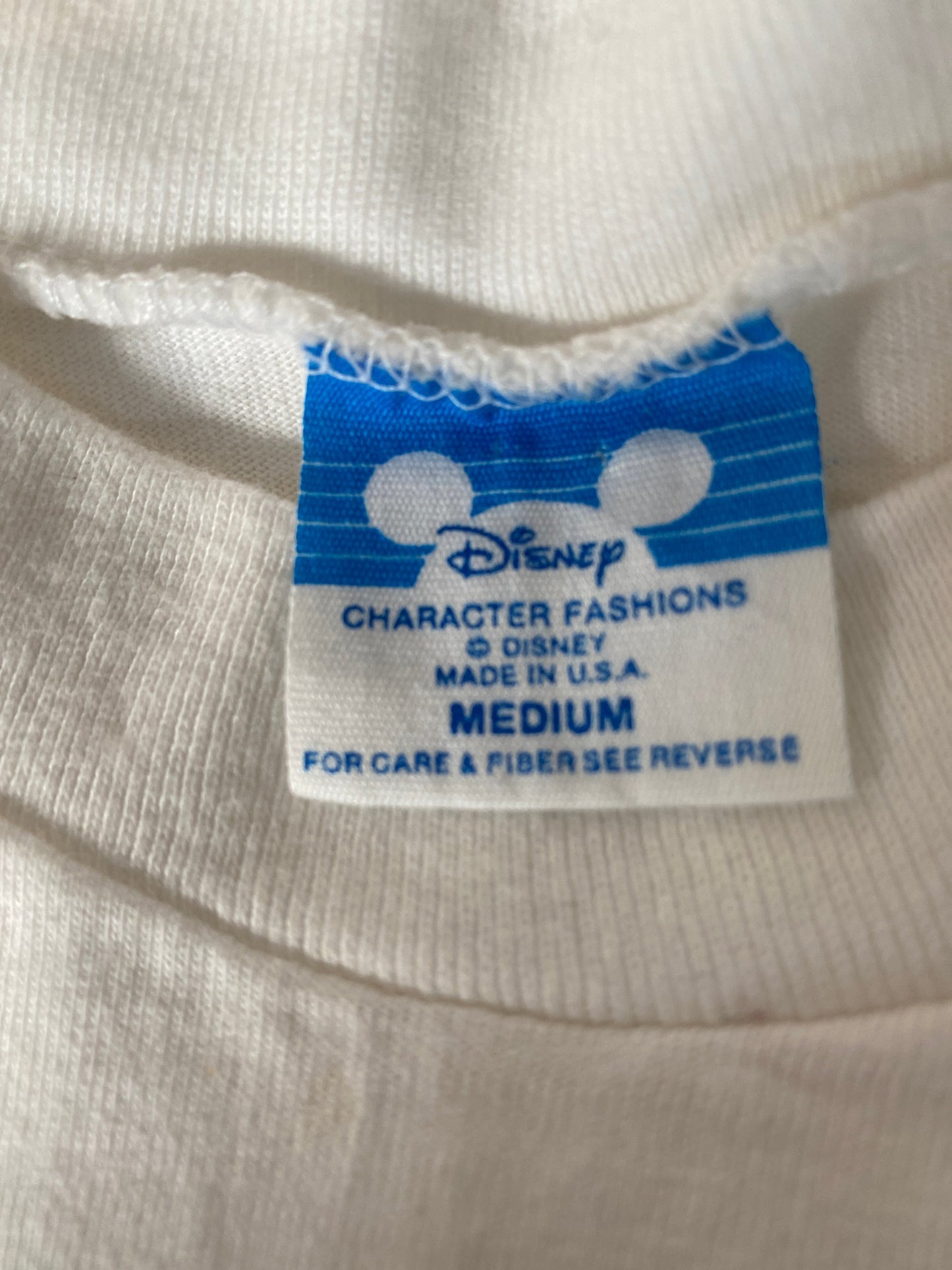 1988 DISNEY MICKEY Made in USA Size M Vintage T- Shirt / F895T