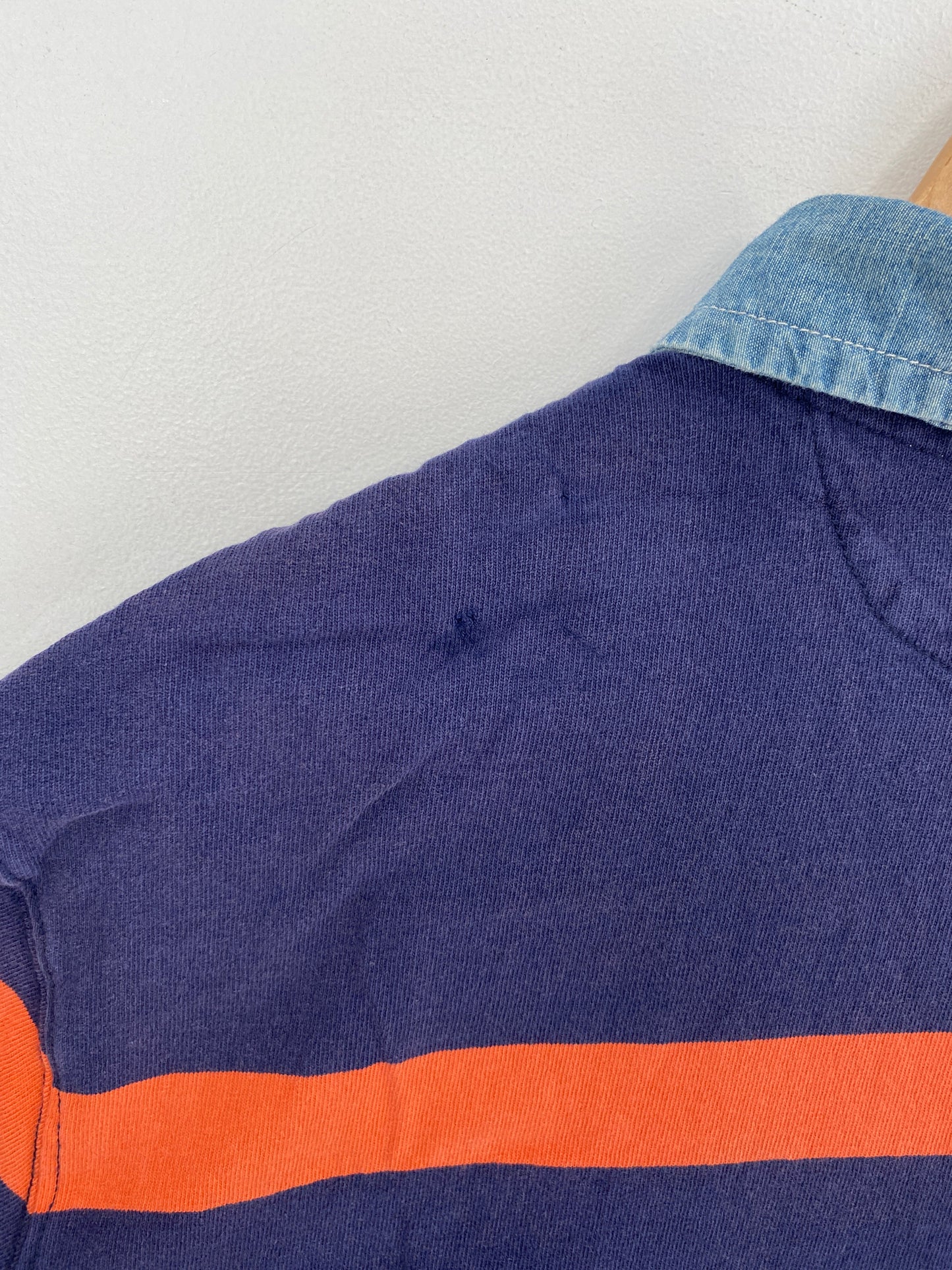 90’s POLO RALPH LAUREN Size XXL Vintage Rugby-Shirt / G3234R