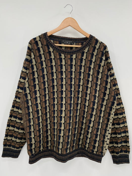 Vintage 3D COOGI- Style Size L Knit Sweater / F1804K