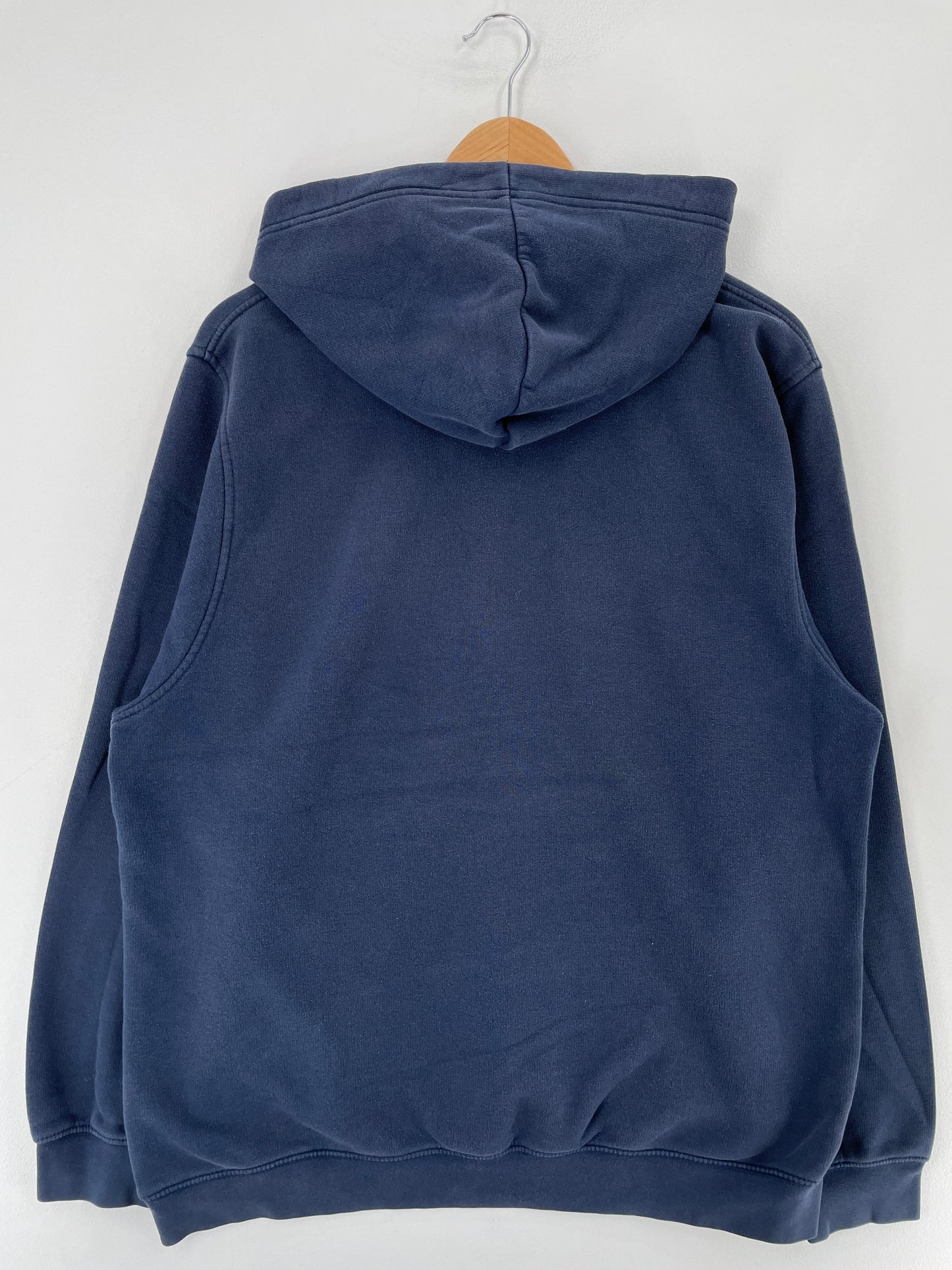 00’ NIKE MINI SWOOSH Size L Half Zip Hoodie Sweat-Shirt / E6892S