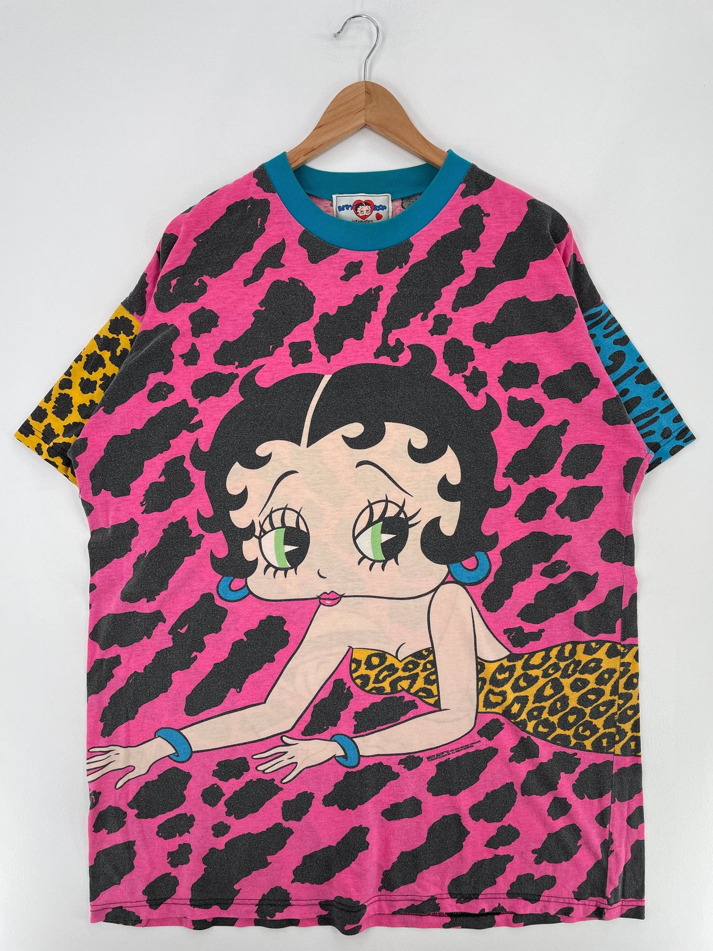 1994 BETTY BOOP Size Approx.XXL Vintage Long Length T-Shirt / F3048T