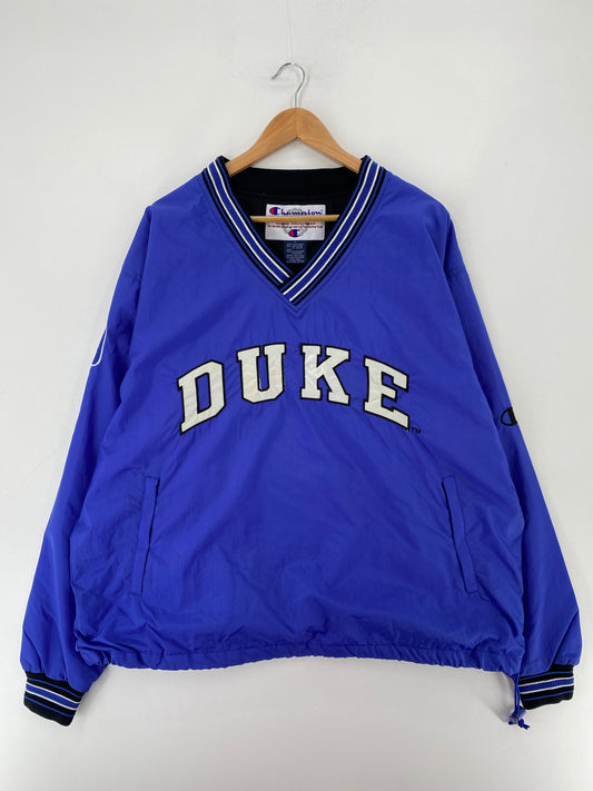 00' DUKE UNIVERSITY Size L College Nylon Sweat shirt / E7223N