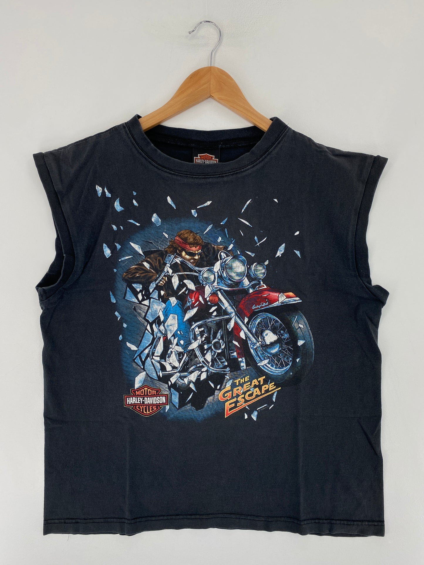 1995 HARLEY DAVIDSON Made in USA Size L Vintage Tank top / E7468T