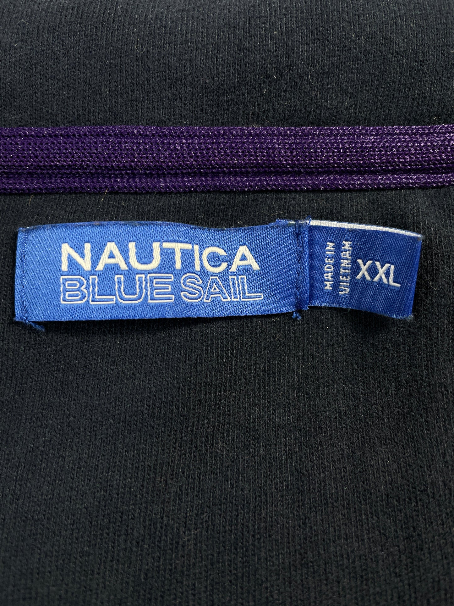 Vintage NAUTICA Size XXL Vintage Half Zip Sweat-shirt / F7768S