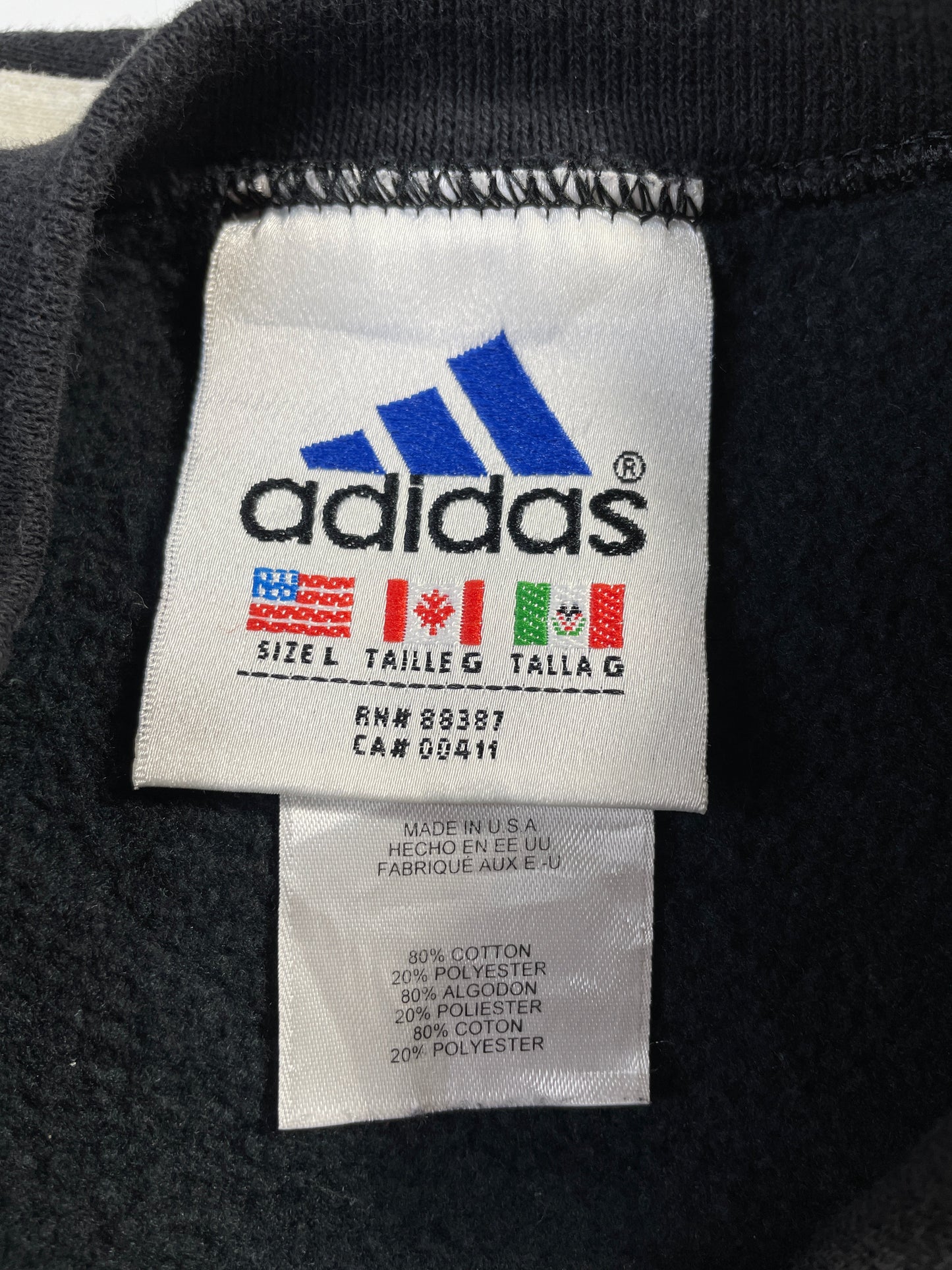 90’s ADIDAS Size L Vintage Sweat-shirt / G5643S