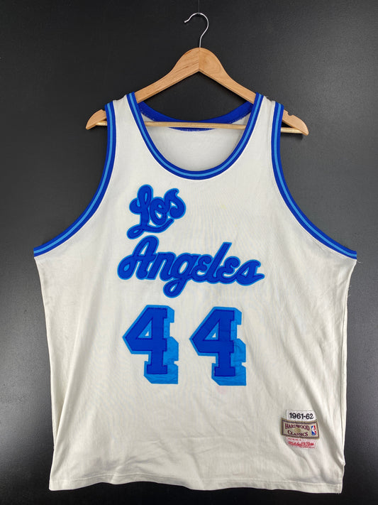 Vintage LOS ANGELES LAKERS JERRY WEST Size No tag (Approx.XXL) Vintage NBA Jersey / F7249J