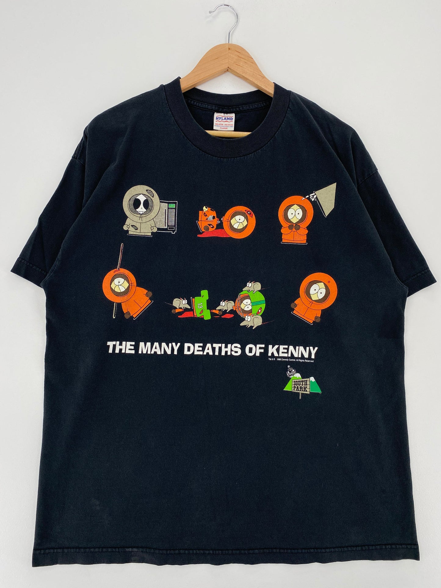 1998 SOUTH PARK Size XL Vintage T-Shirt / F643T