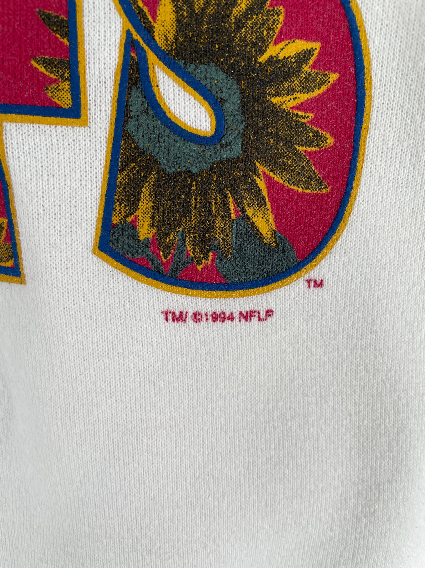 1994 KANSAS CITY CHIEFS Made in USA Size S-M Vintage NFL Sweat-Shirt / E7313S