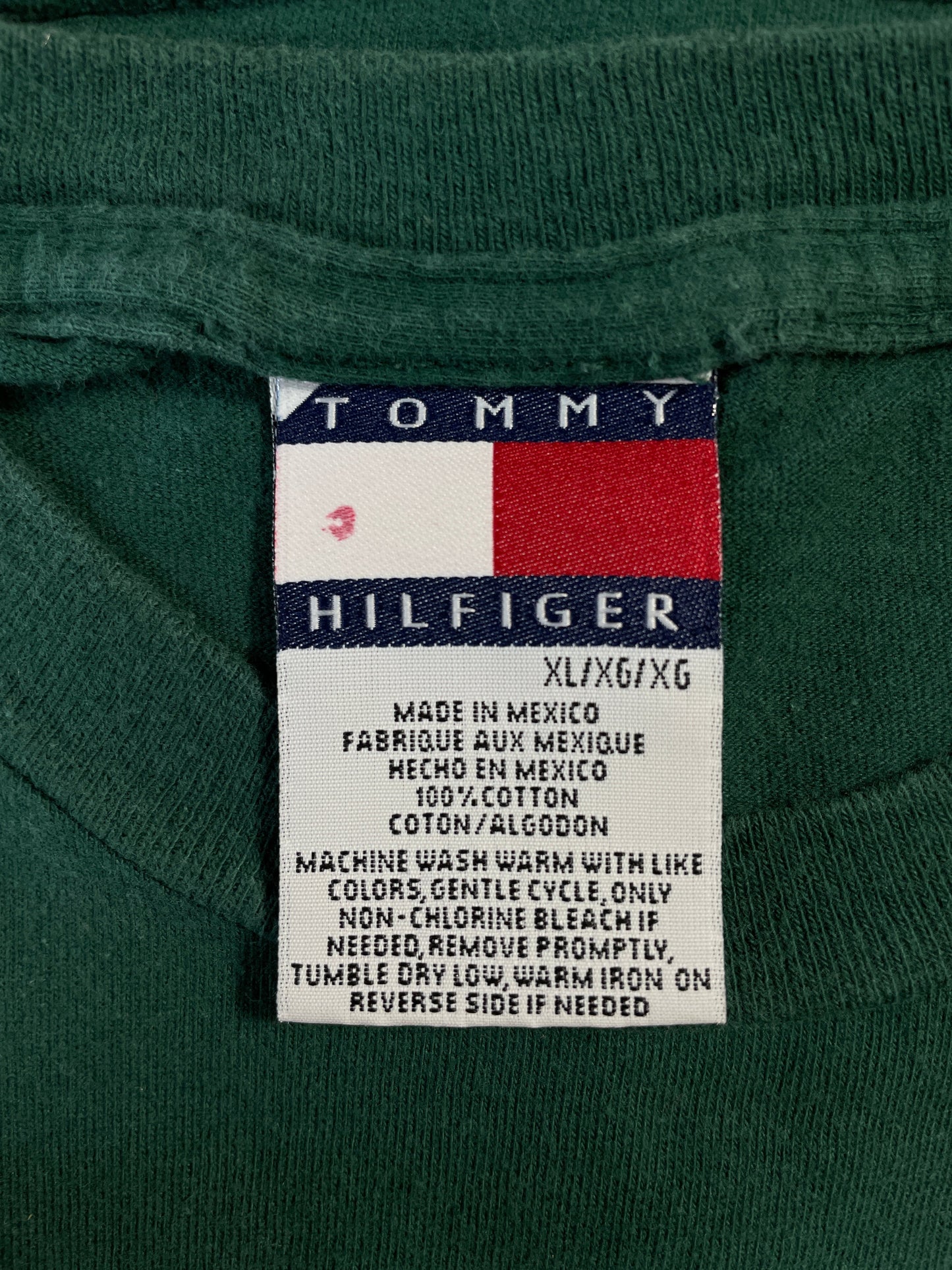 90's TOMMY TENNIS Size XL Vintage T-Shirt / G1249T