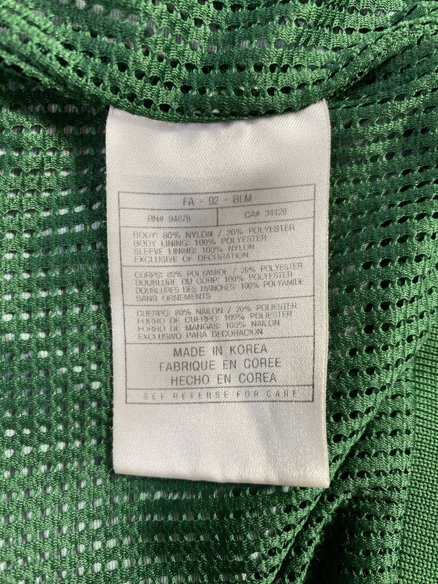 00' NIKE x MICHIGAN STATE Size XXL Vintage Nylon Jacket / G4490N