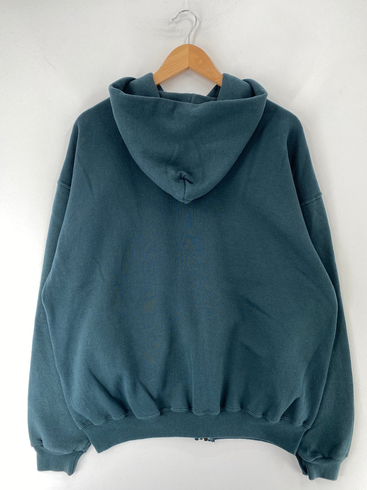 00’ RUSSELL Size XL Zip-up Hoodie Sweat-Shirt / F301S