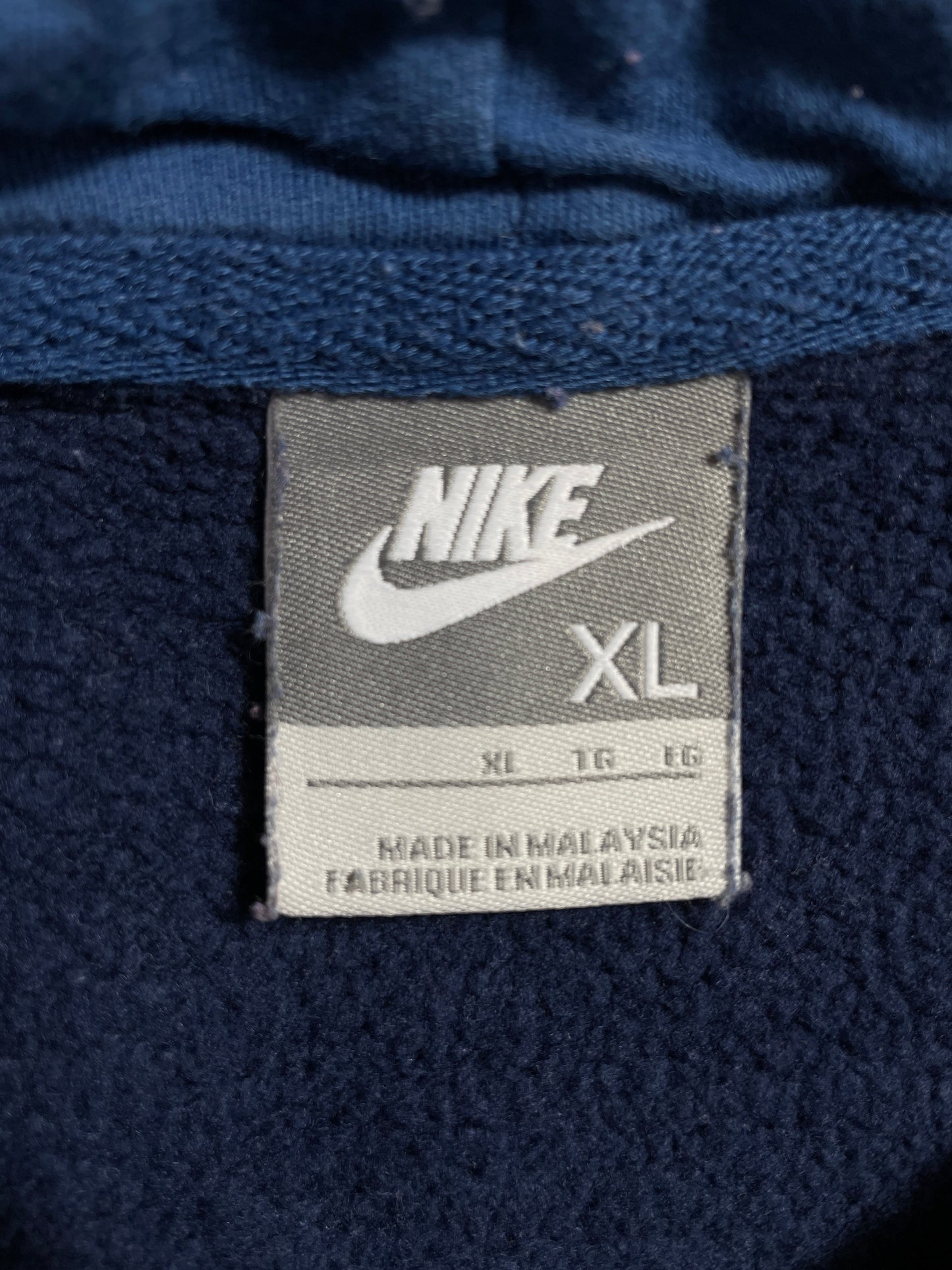 00' NIKE Size XL Vintage Hoodie Sweat-Shirt / F2028S