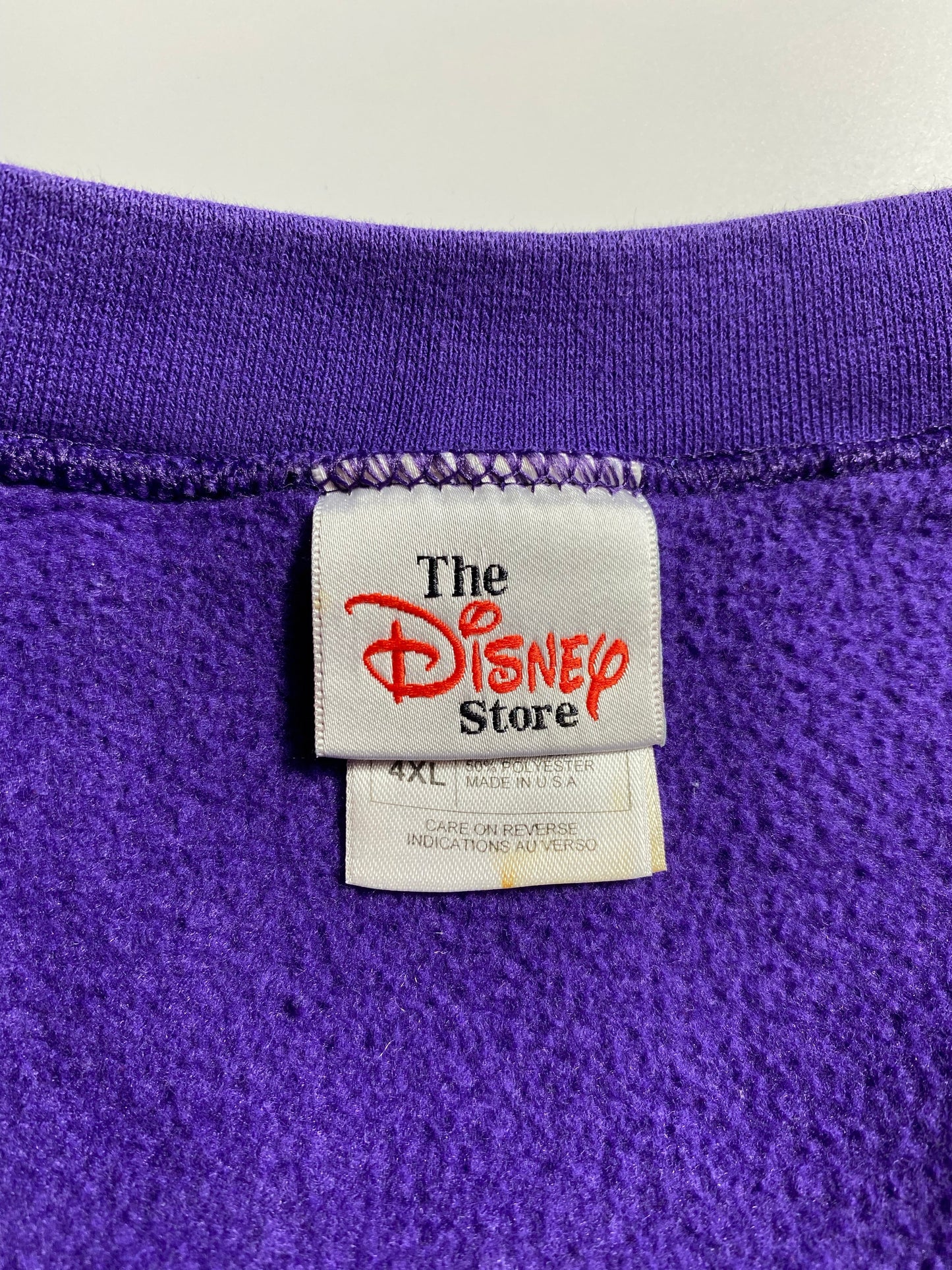 00' DISNEY WINNIE THE POOH TIGGER Made in USA Size XXXXL Vintage Sweat-shirt / F9173S