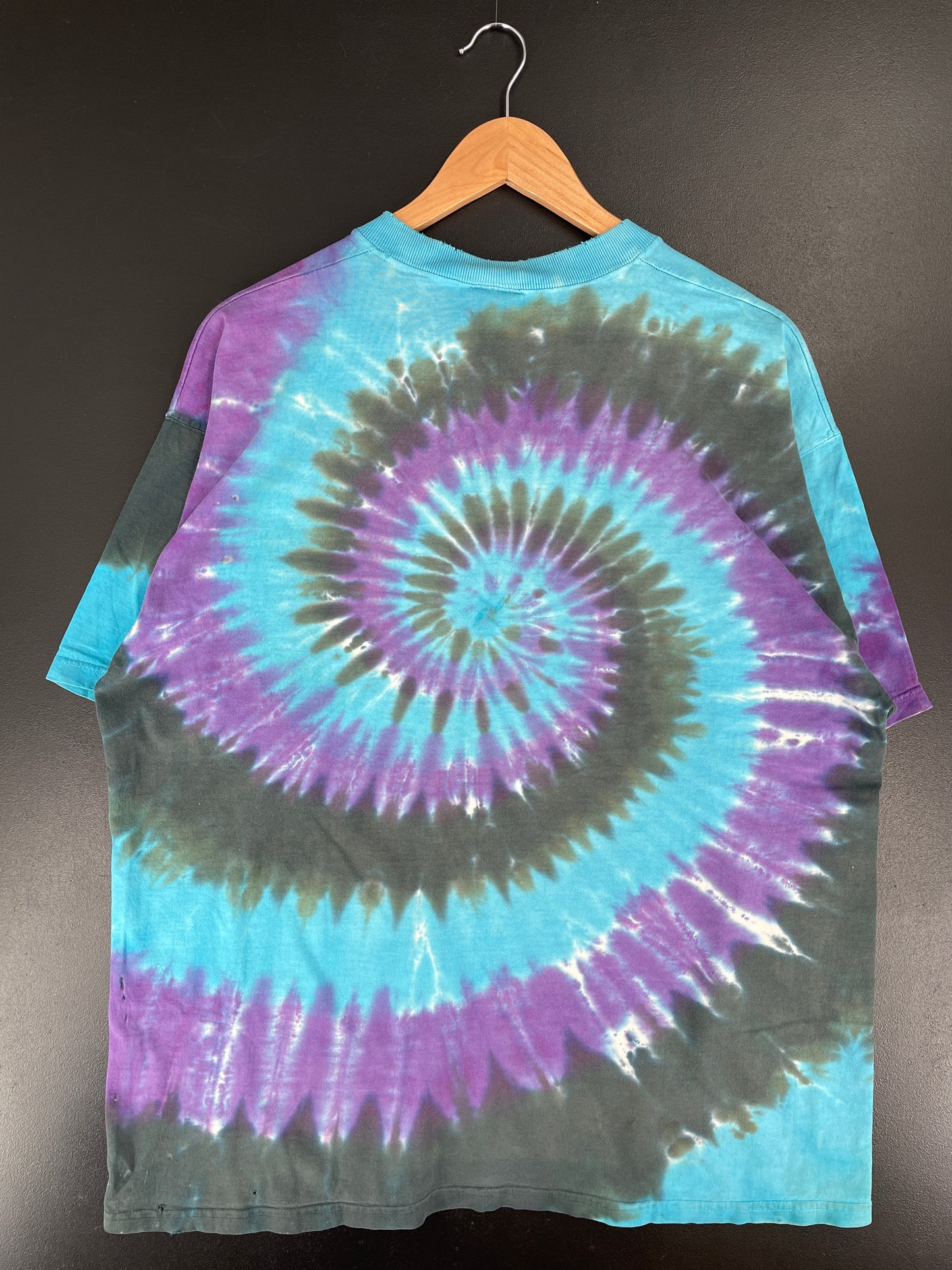 .90's LIQUID BLUE SKELETON Made in USA Size XL Music T-shirt / E6921T