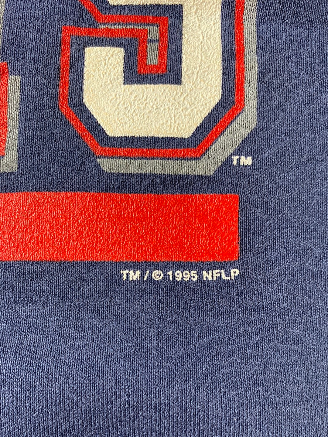 1995 SLAME x NEW ENGLAND PATRIOTS Made in USA Size XL Vintage NFL Sweat-Shirt / G4189S