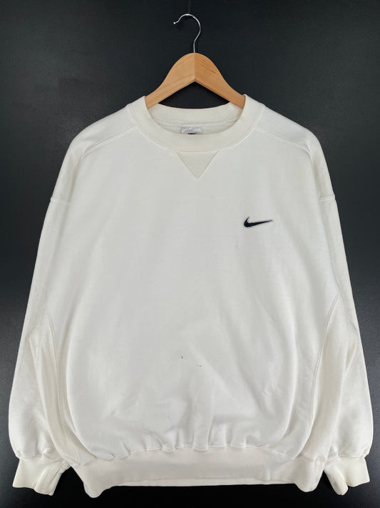 90’s NIKE MINI SWOOSH Size L Vintage Sweat-Shirt / F744S