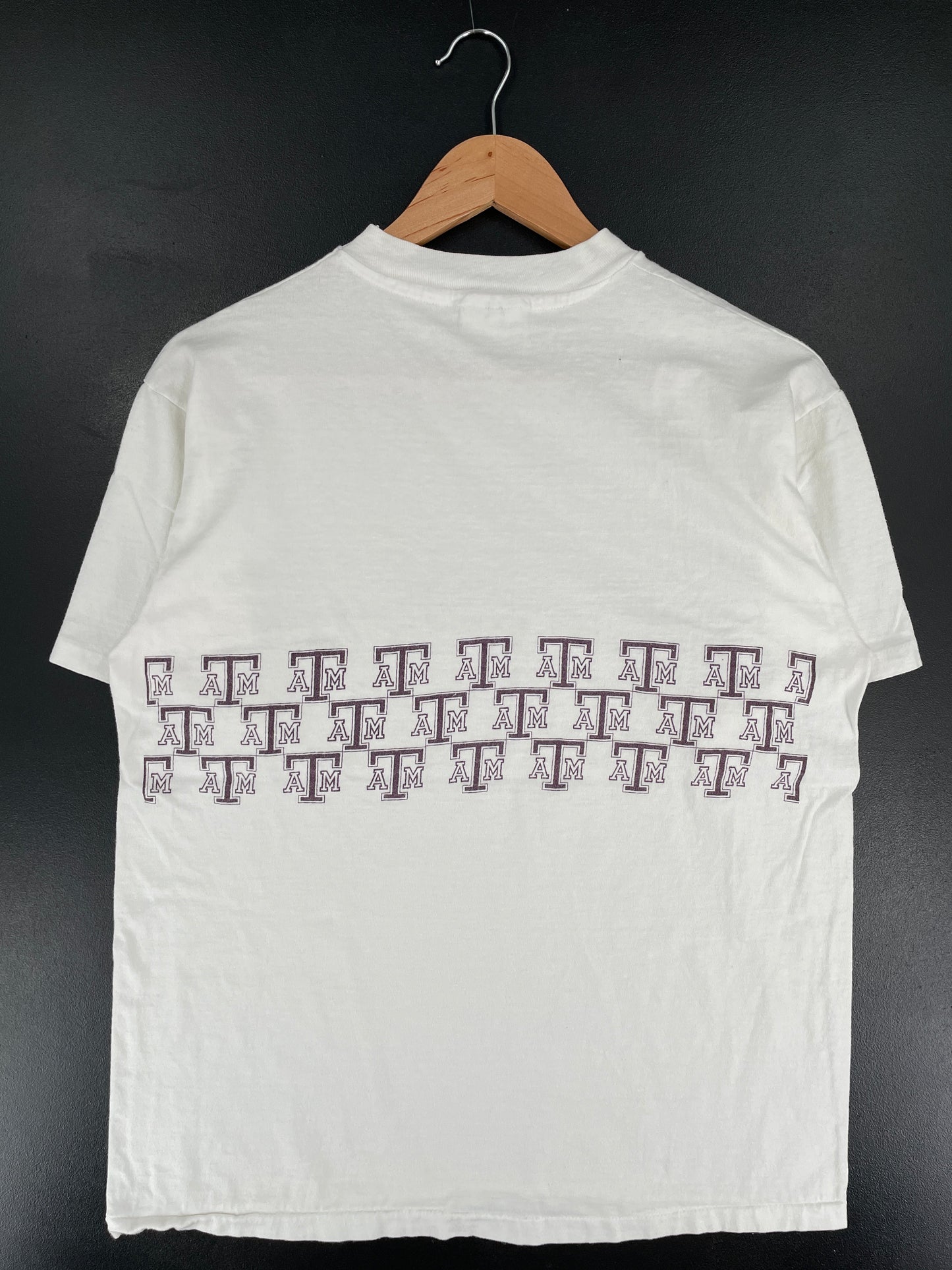 80’s TEXAS A&M AGGIES Made in USA Size L Vintage College T-Shirt / G2503T