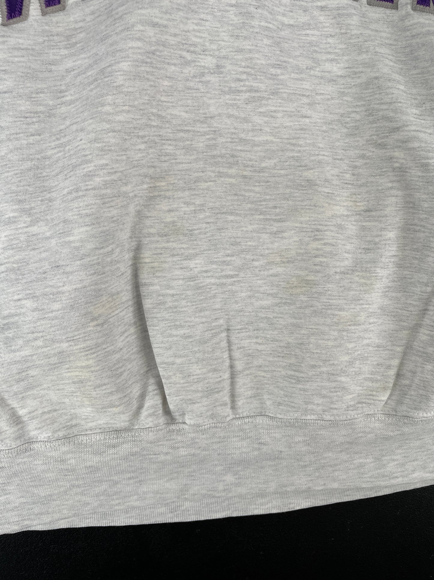 90's RUSSELL PRO COTTON x KANSAS STATE WILDCATS Made in USA Size XL Vintage College Sweat-Shirt / E7096S