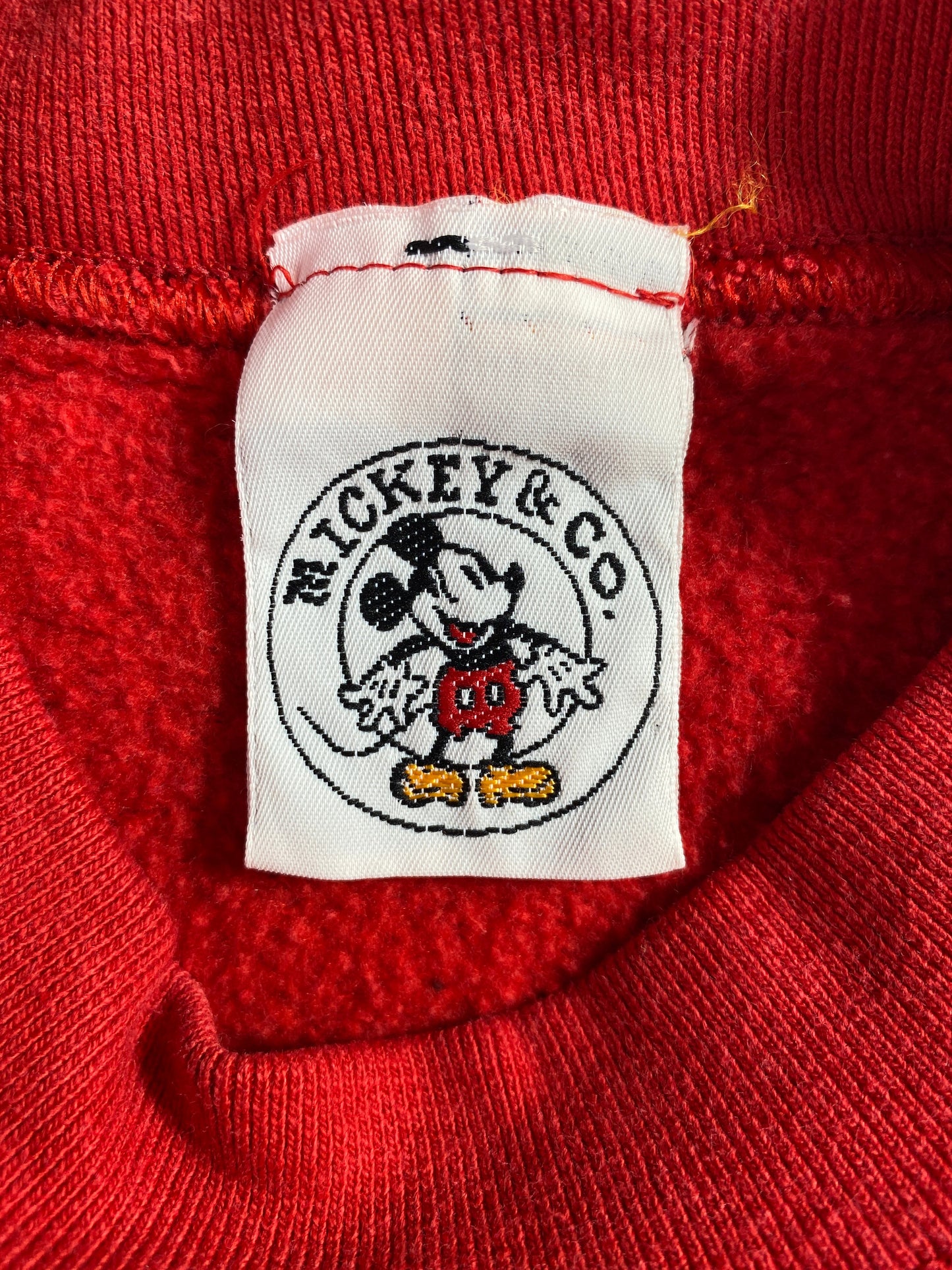 90’s DISNEY MICKEY Made in USA Size XL Vintage Sweat-shirt / E8156S