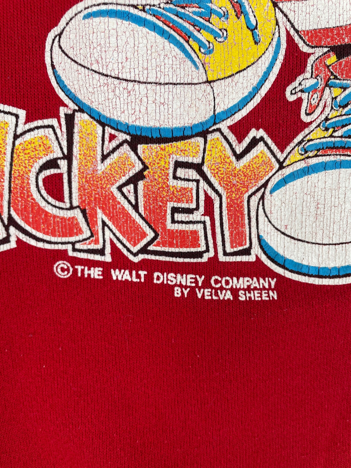 (XL) 90's DISNEY MICKEY Sweat-Shirt / A0493S