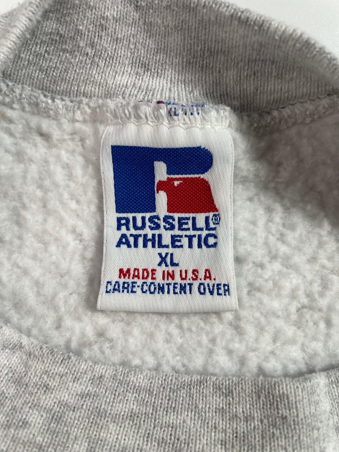 90's RUSSELL x MACON COUNTY BASKETBALL Made in USA Size XL Vintage Sweat-Shirt / G2249S