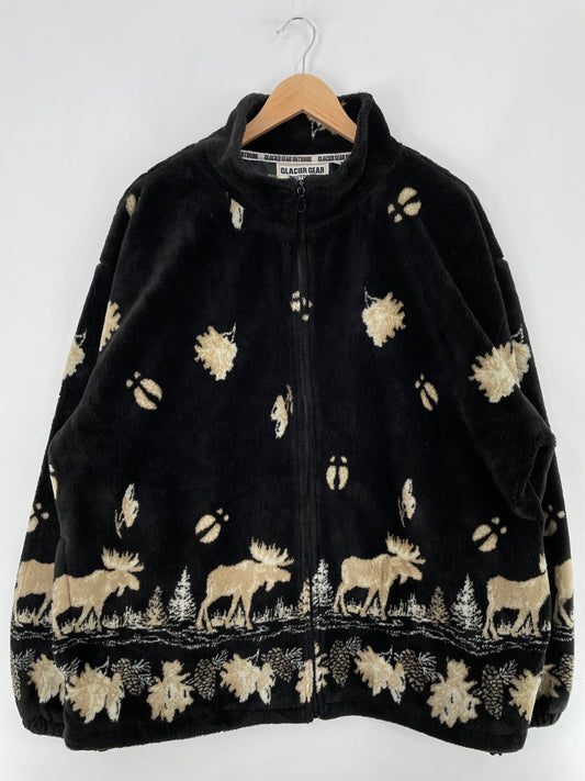 Vintage DEER Size XXL Fleece Jacket / G4470F