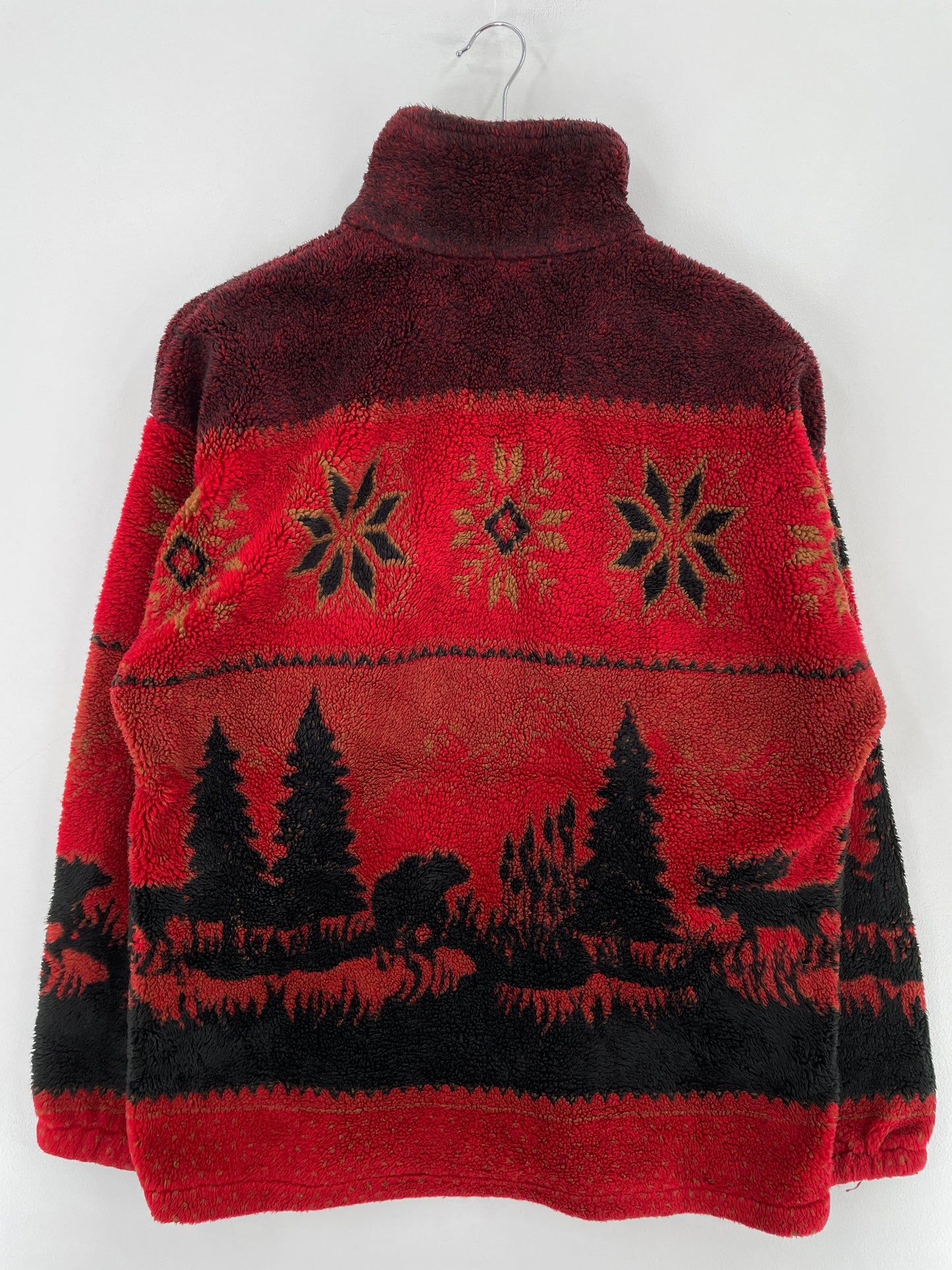 Vintage DEER Made in USA Size M Fleece / F4264J