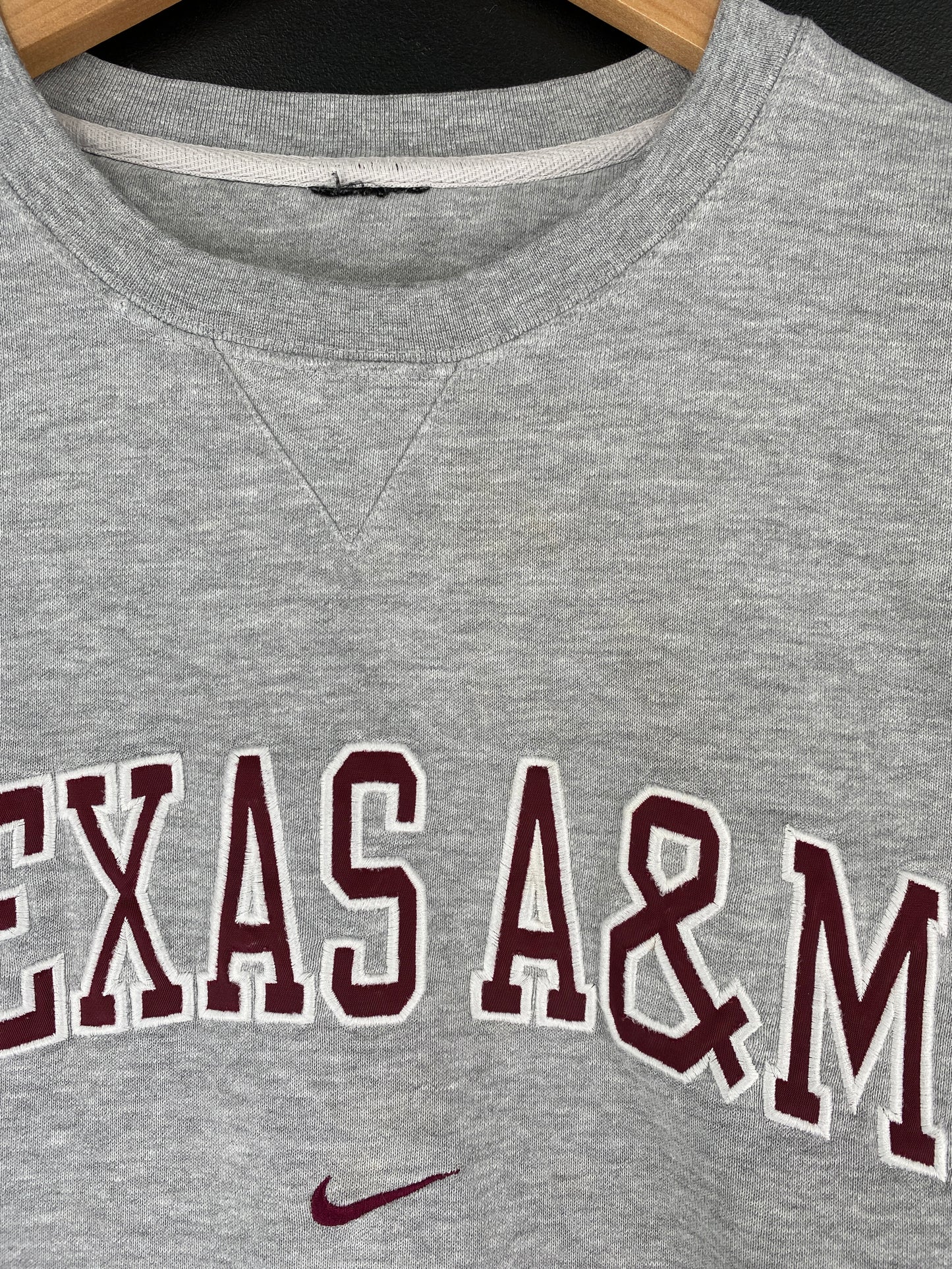 Vintage NIKE x TEXAS A&W Size Approx.XL College Sweat-Shirt / E7868S