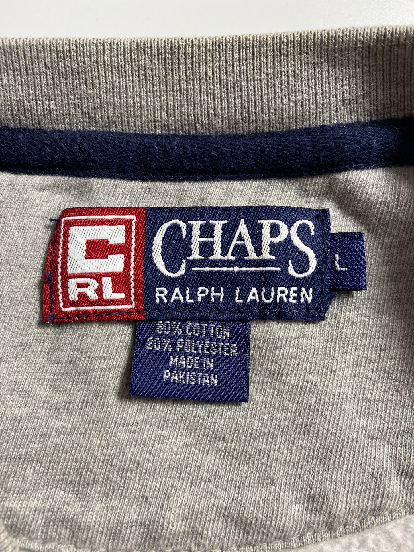 90’s CHAPS RALPH LAUREN Size L Sweat-shirt / G4919S