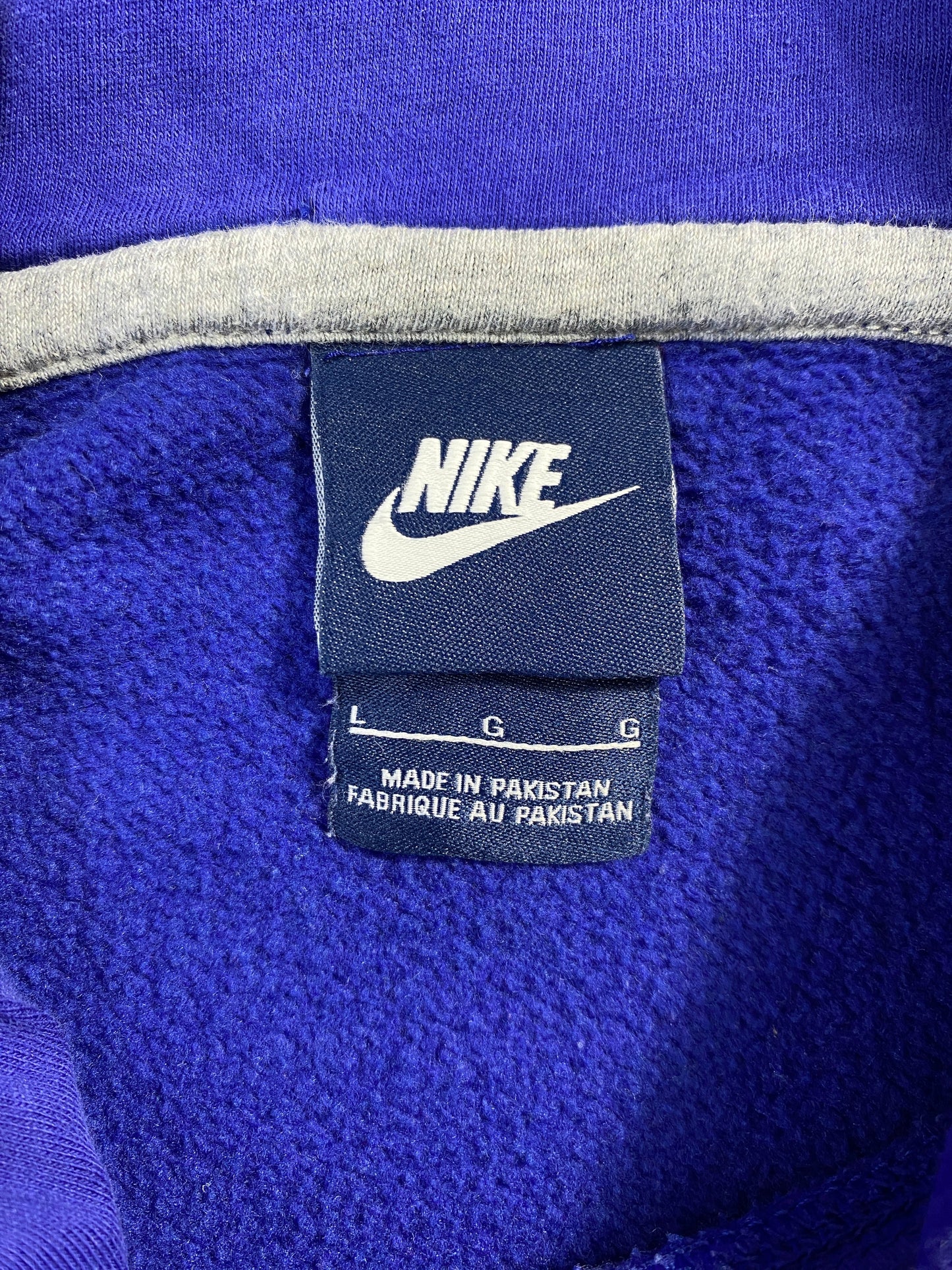 Vintage NIKE MINI SWOOSH Size L Hoodie Sweat-shirt / F5437S
