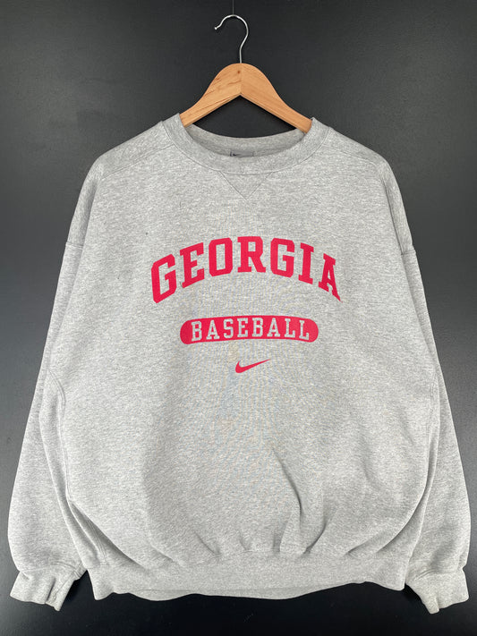 00’ NIKE x GEORGIA BASKETBALL Size XL Vintage College Sweat-Shirt / E7400S