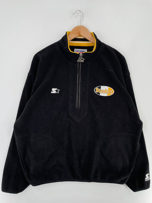 90’s STARTER x PITTSBURGH STEELERS Size L NFL Fleece / F5772S